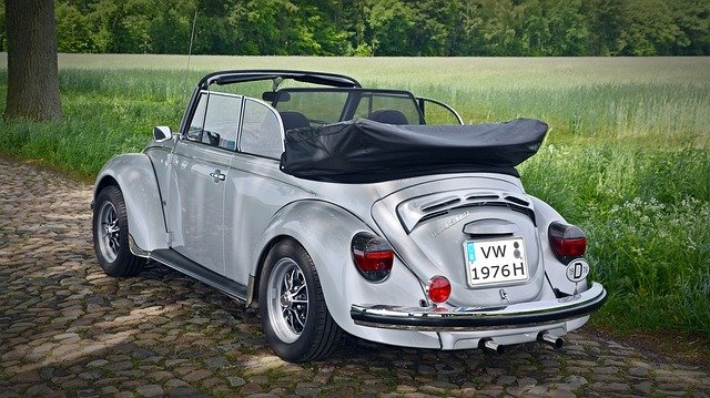 VW Beetle bez střechy